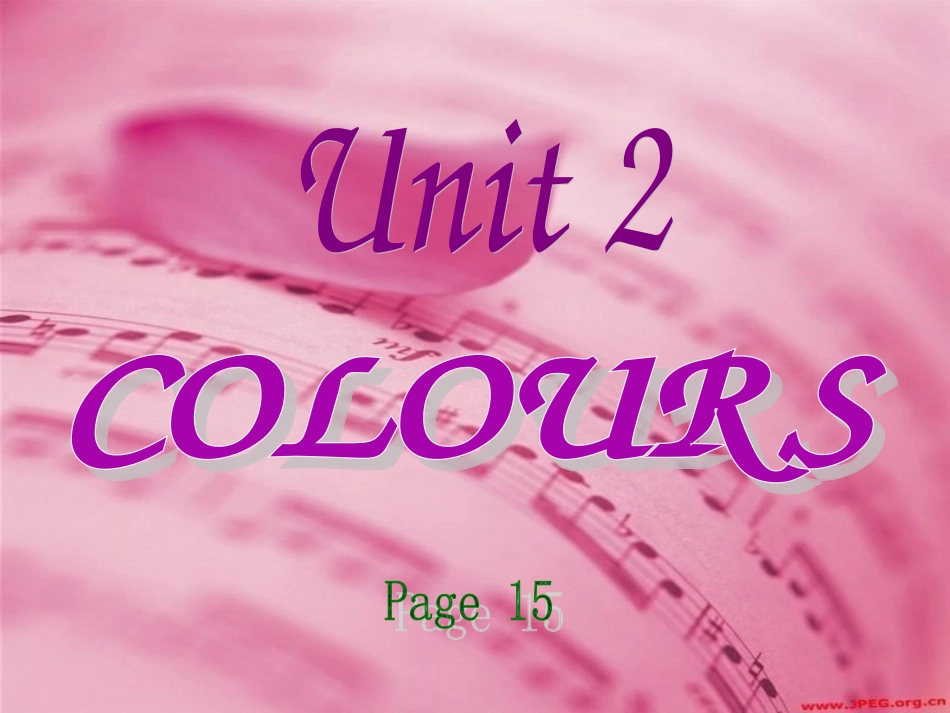 三年级下册英语课件-Unit2Colors5-广东开心英语_第2页