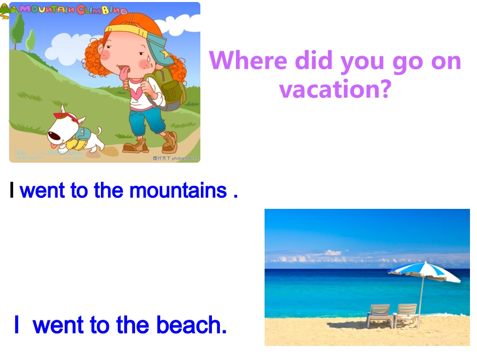 人教版_unit_1_Where_did_you_go_on_vacation__公开课课件_第3页