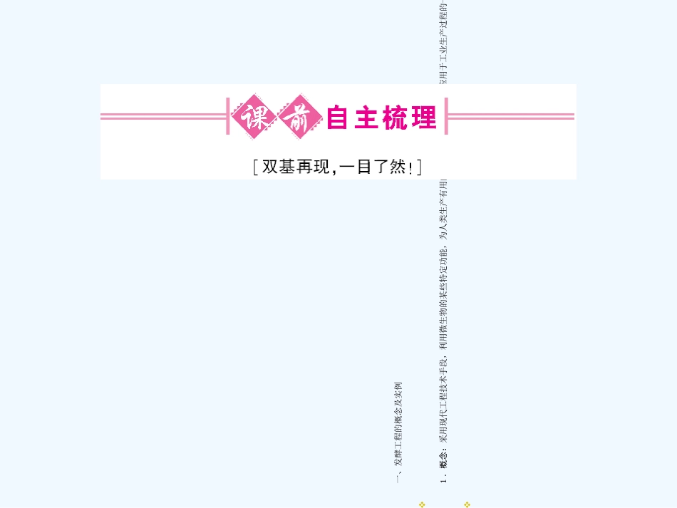《金版新学案》2011高三生物一轮 课时3 发酵工程简介课件 选修5_第2页
