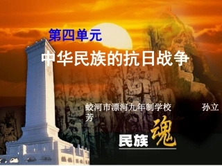中华民族的抗日战争复习课1