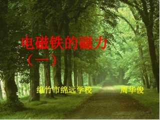 电磁铁的磁力(一)课件