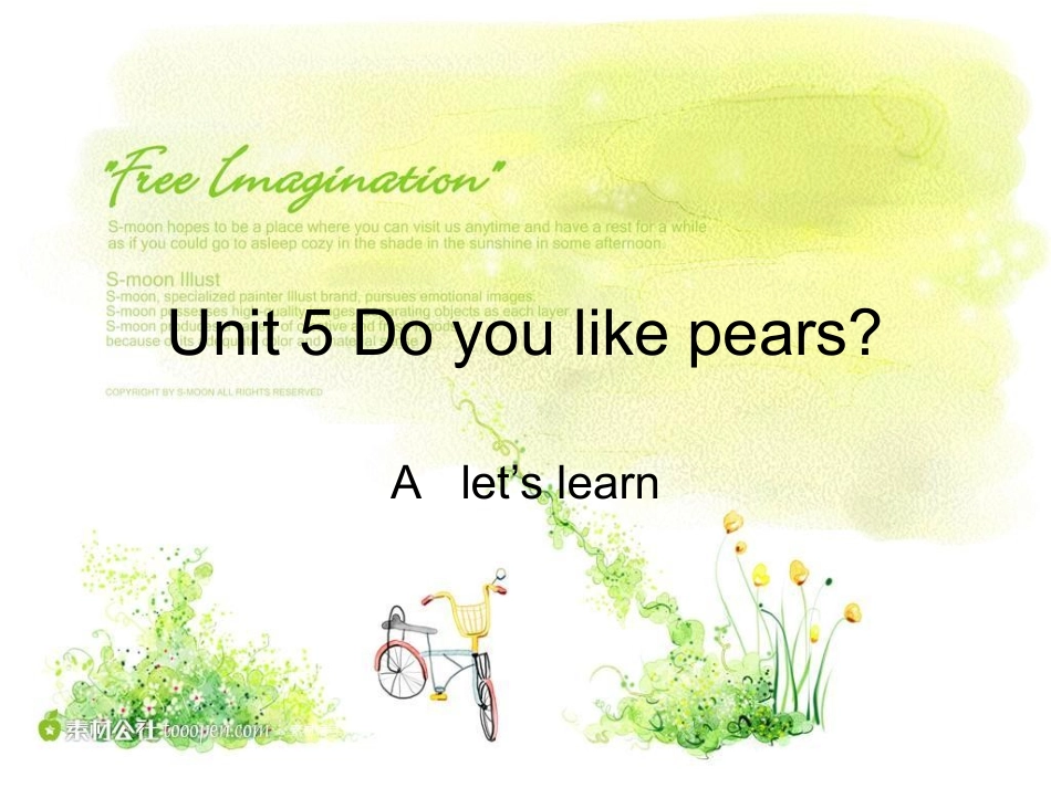 三年级英unit5doyoulikepears_第1页