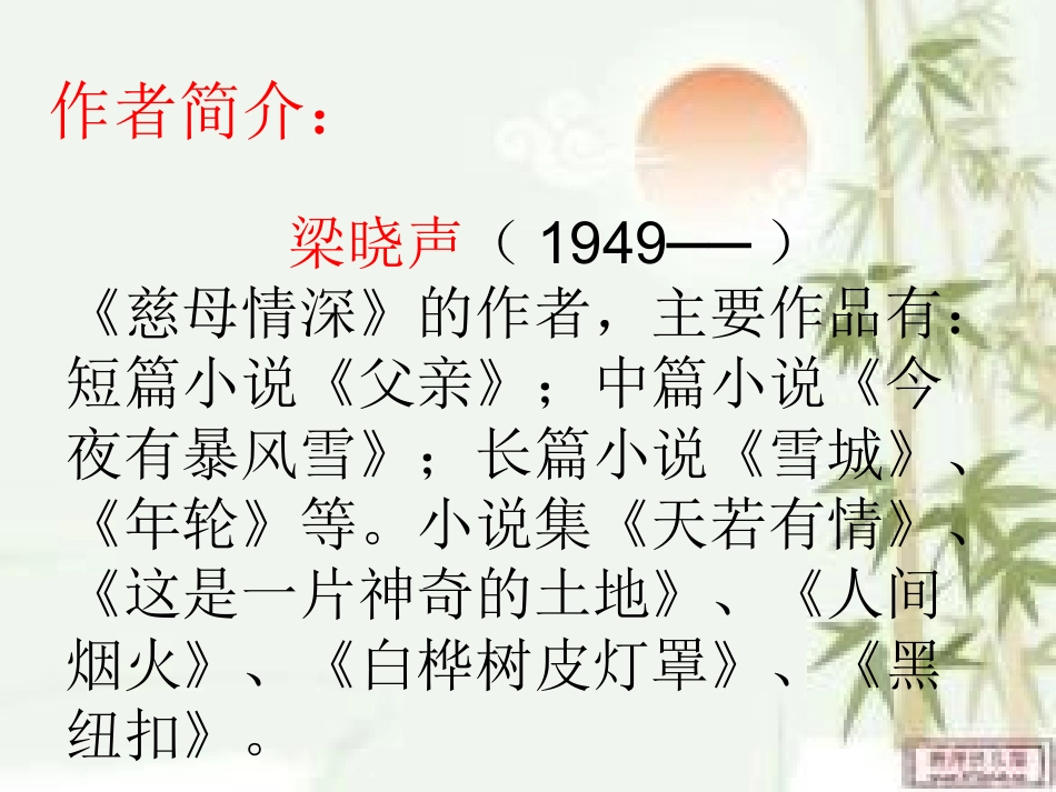 《18慈母情深》PPT课件 (2)_第2页