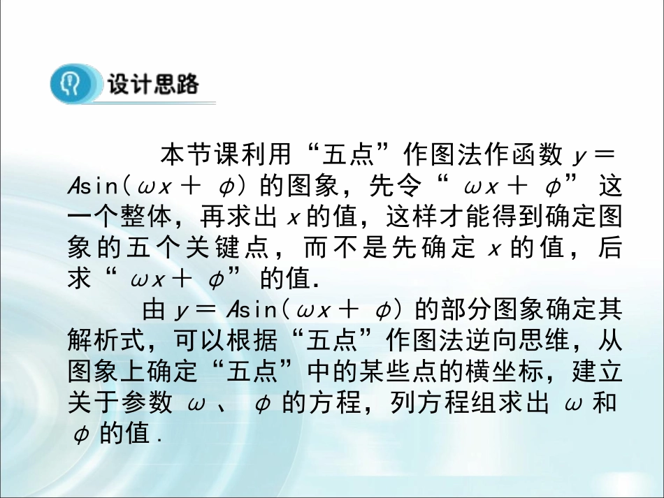 2015-2016学年15《函数y=Asin(wx+φ)的图象》（第2课时）课件_第2页