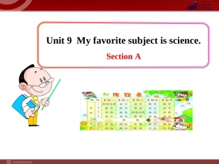初中英语教学课件：Unit9MyfavoritesubjectisscienceSectionA（人教版七年级上册）