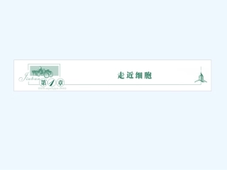 《金版》2011高三生物总复习 第一章走近细胞课件 苏教版