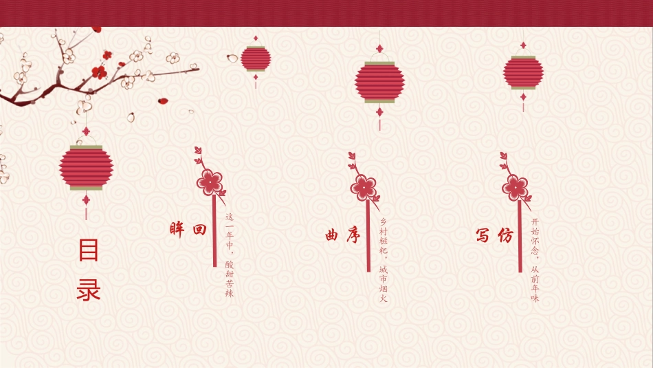 2017喜庆古风春节模板_第2页