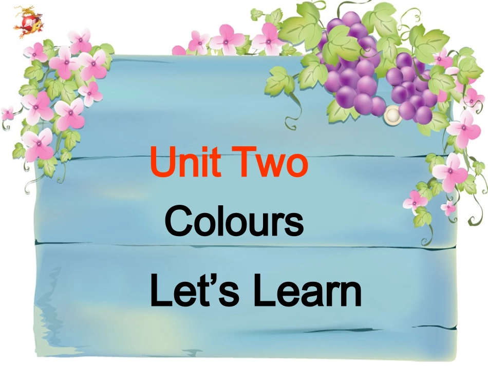 2015年秋pep新版英语三年级上Unit2ALet’slearn课件_第1页