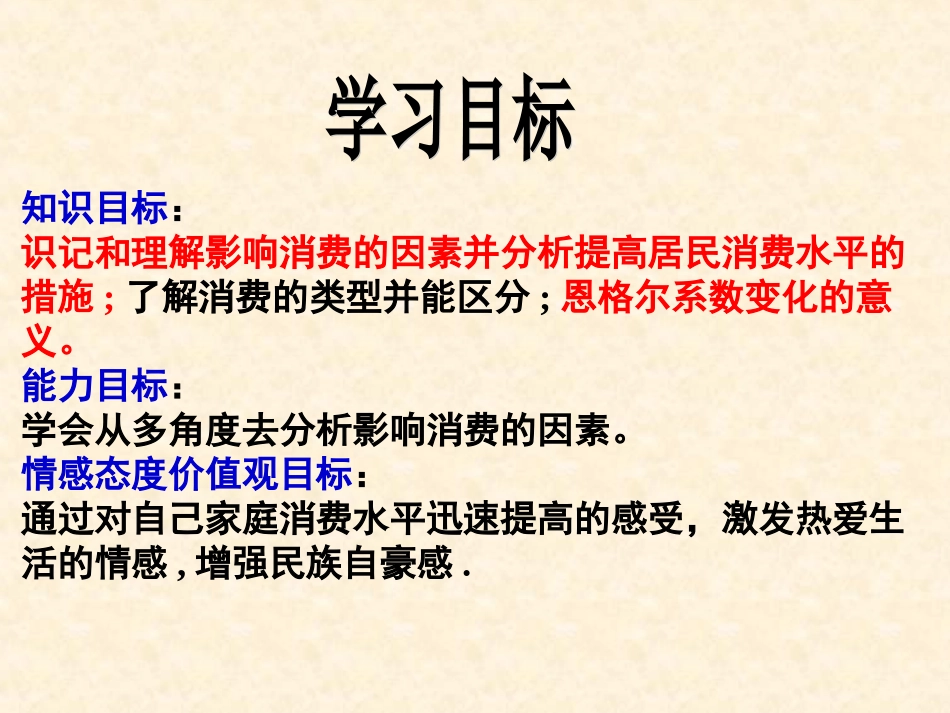 【政治】31《消费及其类型》课件1（人教版必修1）_第2页