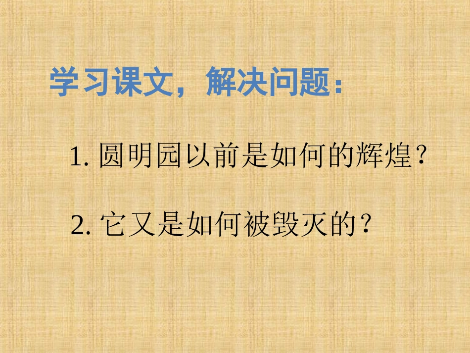 《圆明园的毁灭》课件1_第2页