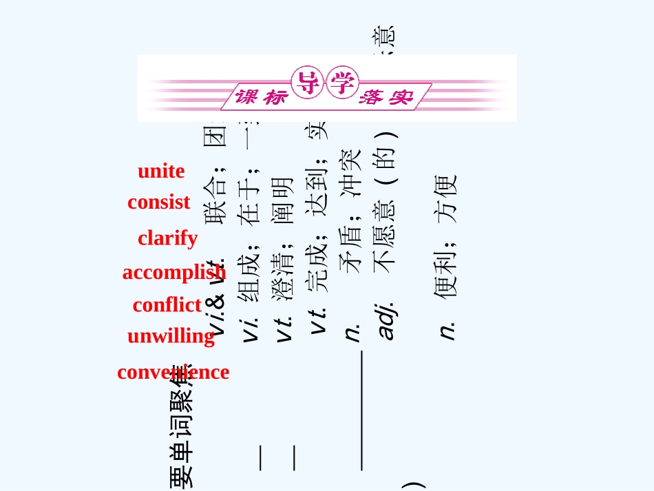【浙江专版】《金版新学案》2011高三英语一轮课件 新人教版必修5-2_第2页