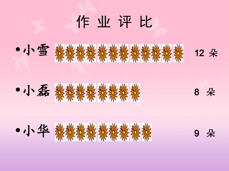 人教新课标数学一年级下册《求一个数比另一个数多(少)几》PPT课件_第3页