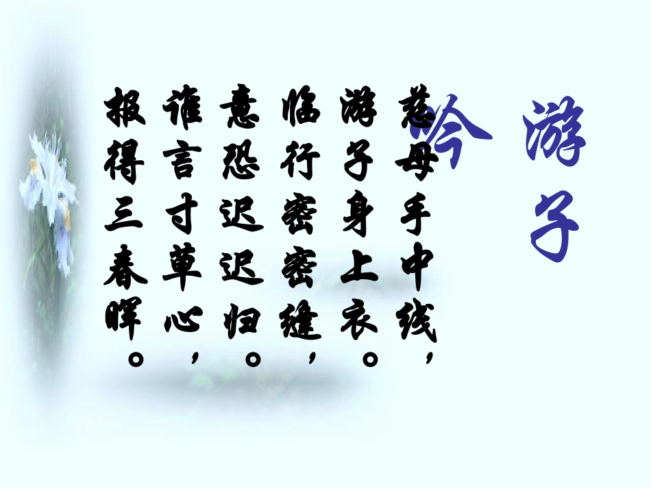 《慈母情深》课件4_第1页