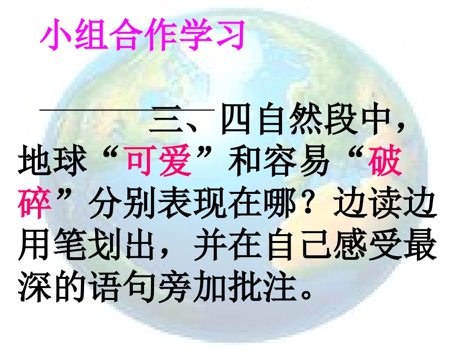 《只有一个地球》_第3页