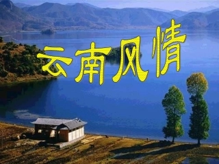 《云南的歌会》课件
