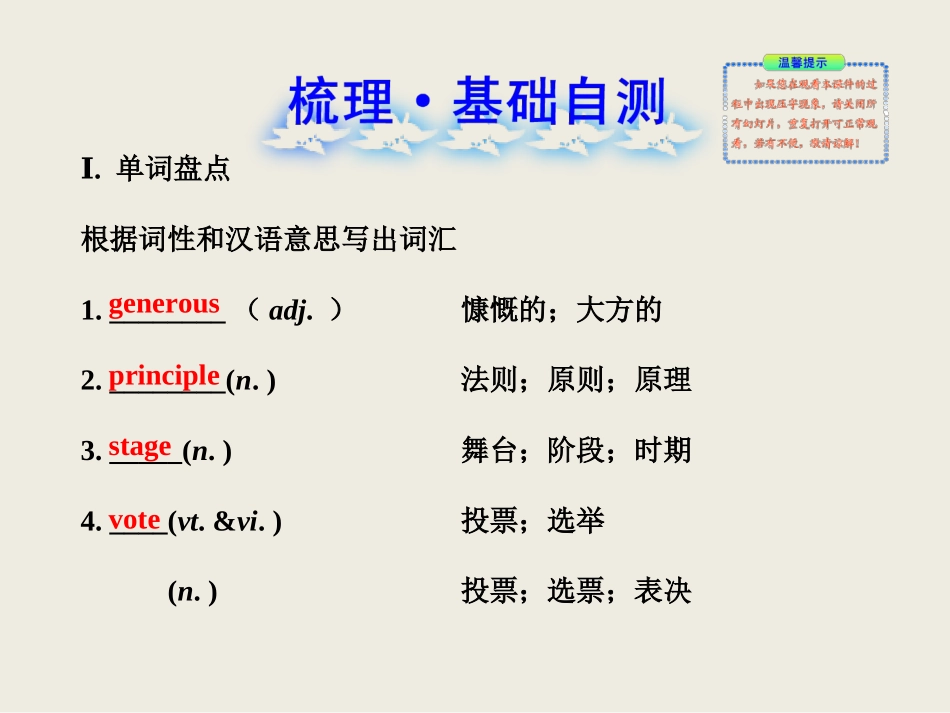 【金榜课件】2014届英语(浙江人教)课件：必修1_Unit_5_Nelson_Mandela_第2页