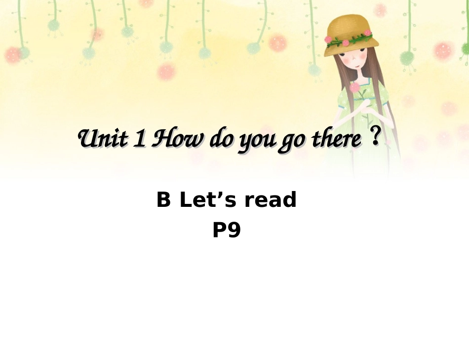 PEP小学英语六年级上册unit_1_第六课时_第1页