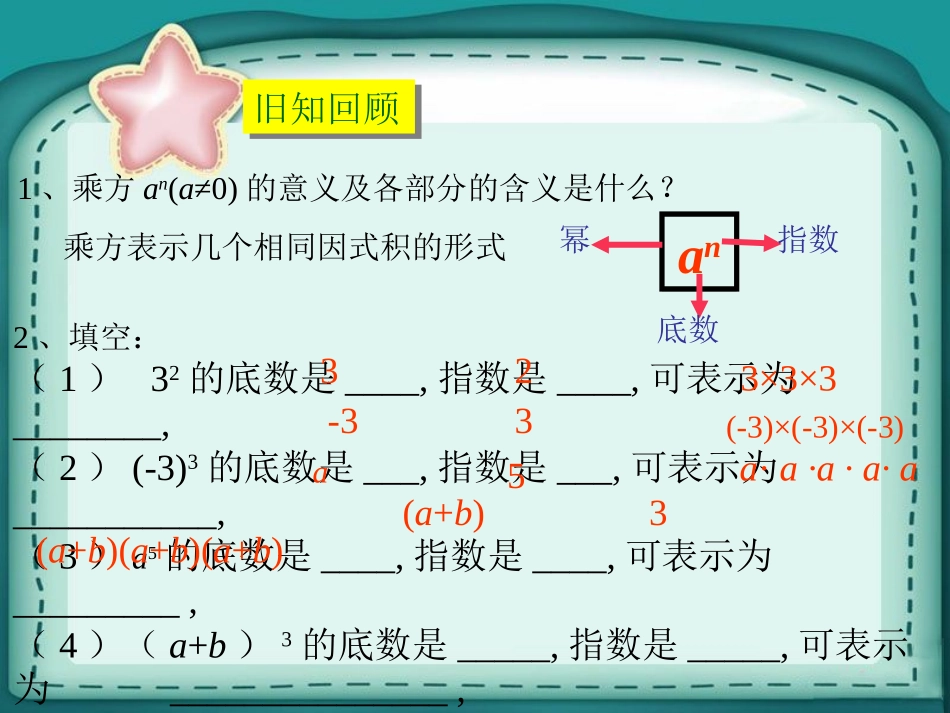 《同底数幂的乘法》课件1_第2页