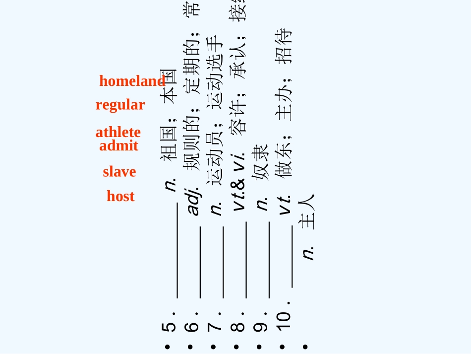 【安徽专版】《金版新学案》2011高三英语一轮课件 新人教版必修2-2_第3页