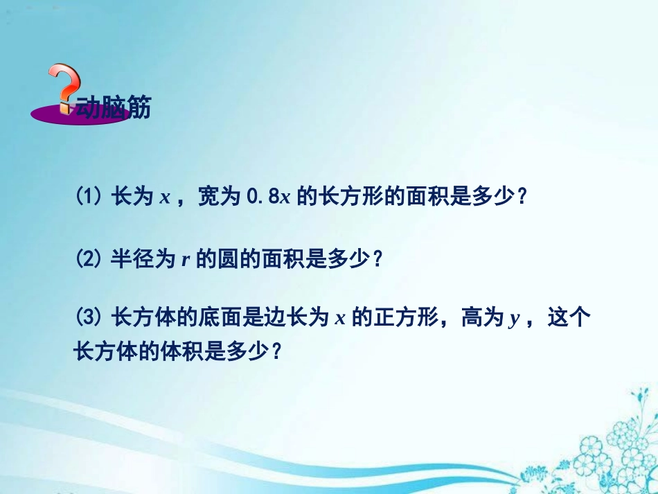 《整式》教学课件_第2页