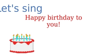 三年级六模块1单元Happybirthdaytoyou