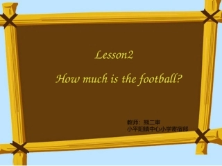 Lesson2Howmuchisthefootball说课课件（2课时）