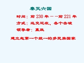 七年级历史上册 第9课《第一次农民大起义》课件 华师大版