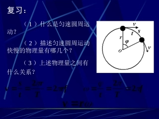 《向心力向心加速度》