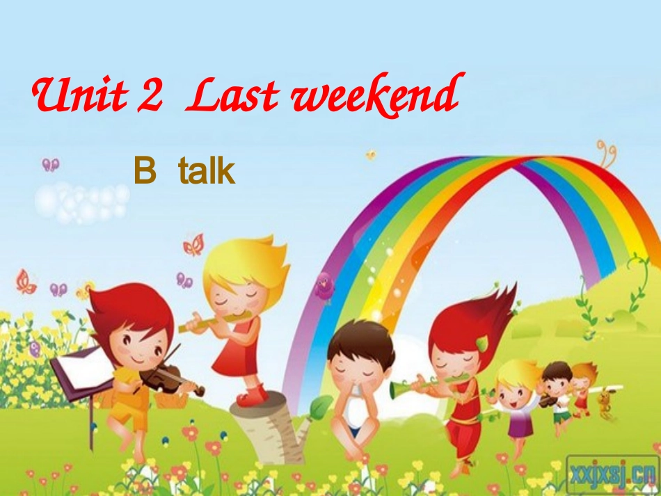 六年级英语下册Unit2BLetstalk_第1页