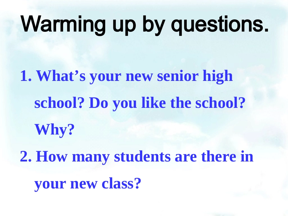 外研高一一册Module1IntroductionandReading课件_第3页