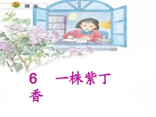 《一株紫丁香》课件 (2)