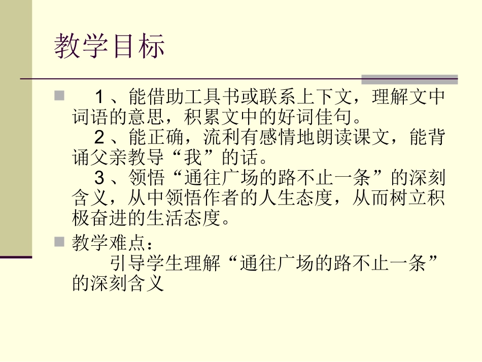 《通往广场的路不止一条》课件 (2)_第2页