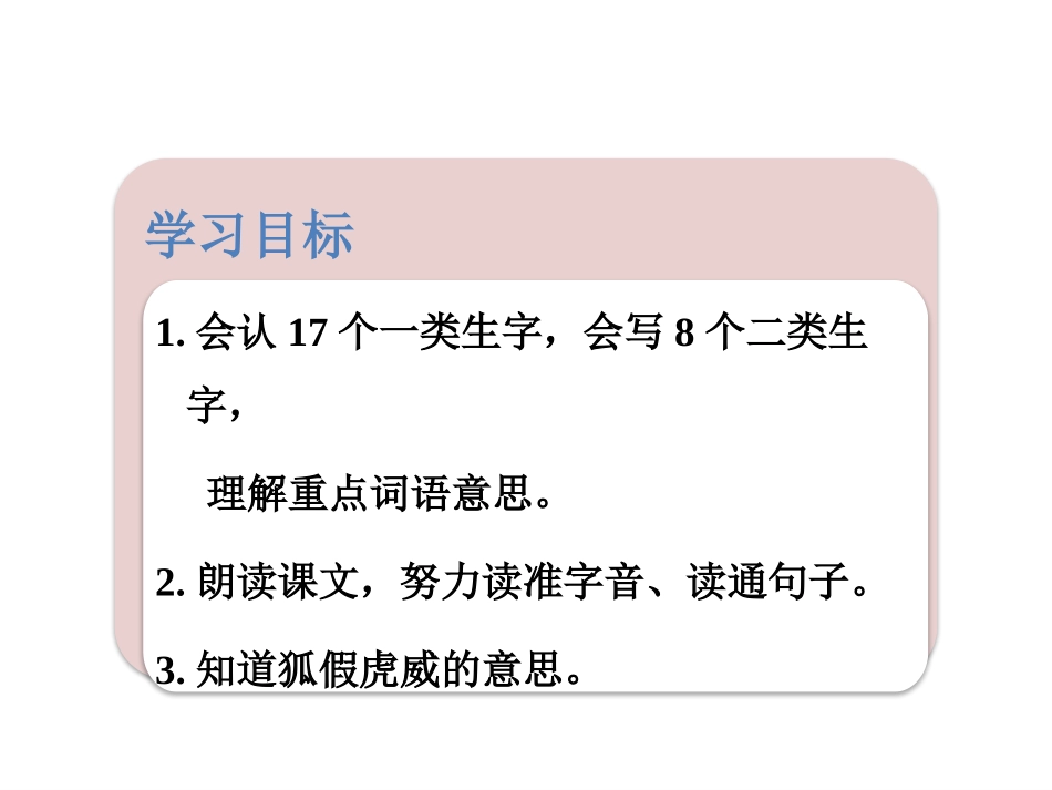 《狐假虎威》随堂课件4_第3页