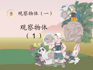 《观察物体》课件 (2)