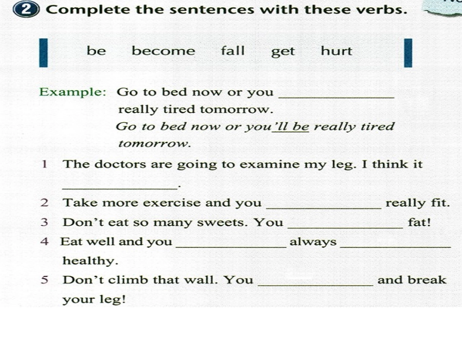 （外研版必修二）Module1ourbodyandhealthyhabitsGrammar课件_第3页