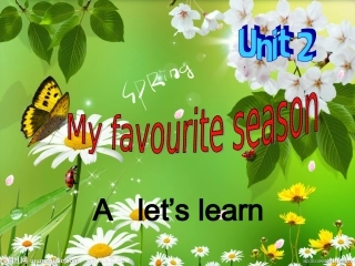 最新版PEP五年级英语下册Unit2_my_favourite_season_ALet's_learn