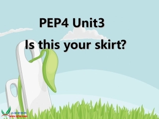 (人教PEP)四年级英语下册课件Unit3-Is-This-Your-Skirt