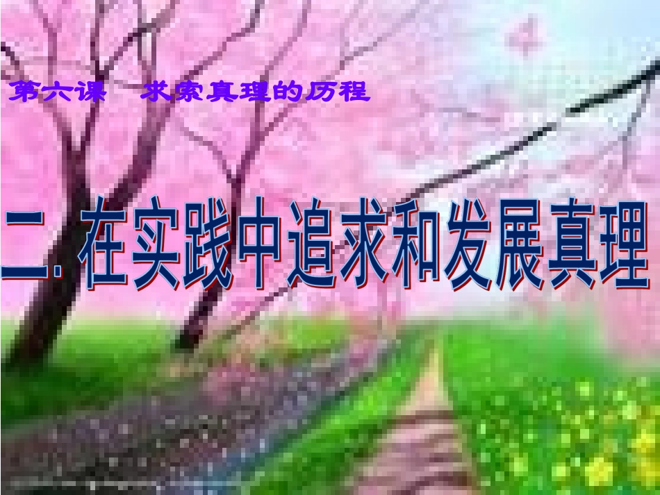 在实践中追求和发展真理公开课_第2页