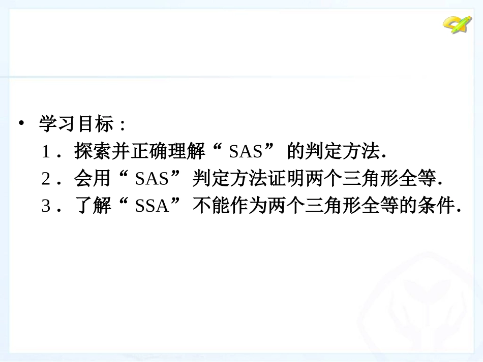 三角形全等的判定SAS_第2页