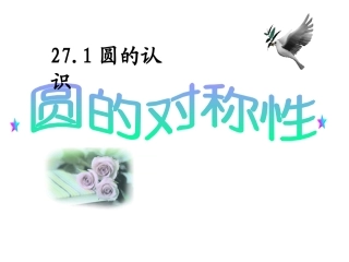 2712圆的对称性(2)