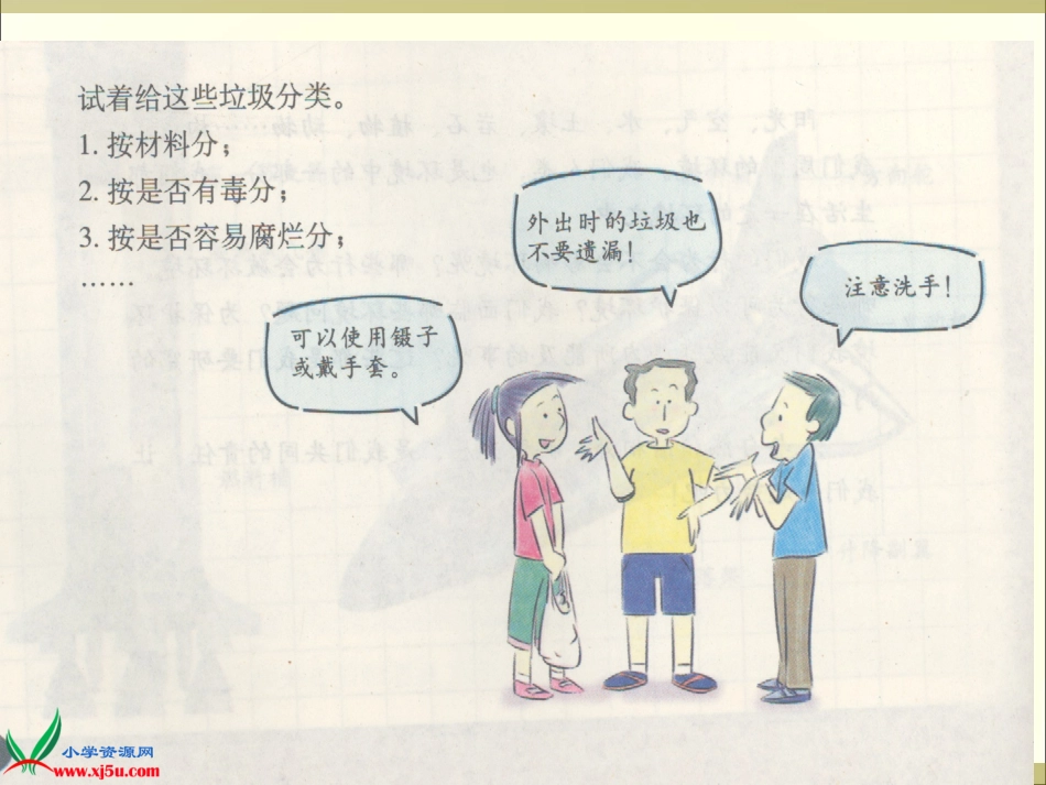 （教科版）六年级科学下册课件一天的垃圾1_第2页