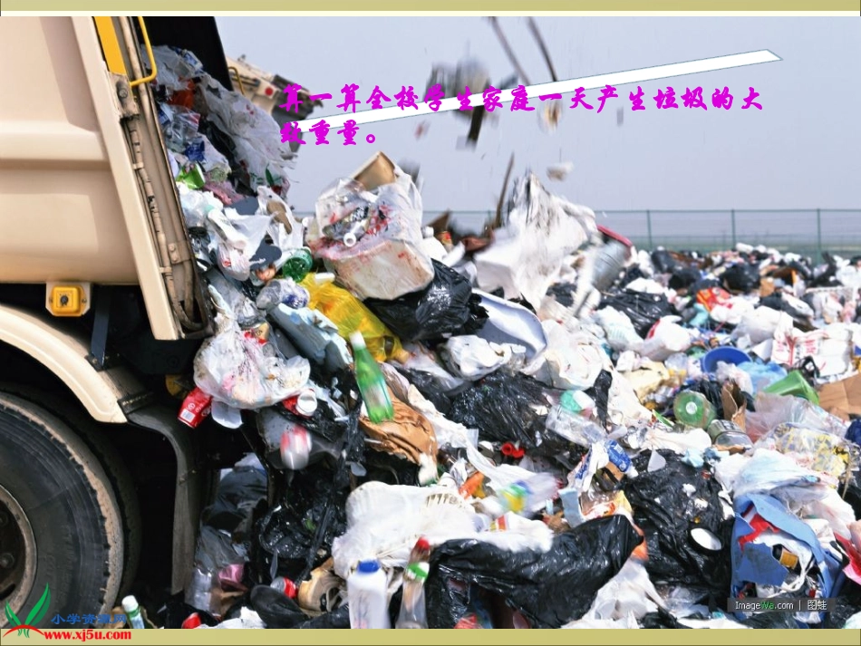 （教科版）六年级科学下册课件一天的垃圾1_第3页