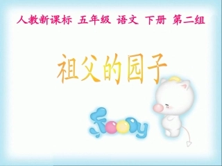 祖父的园子课件1