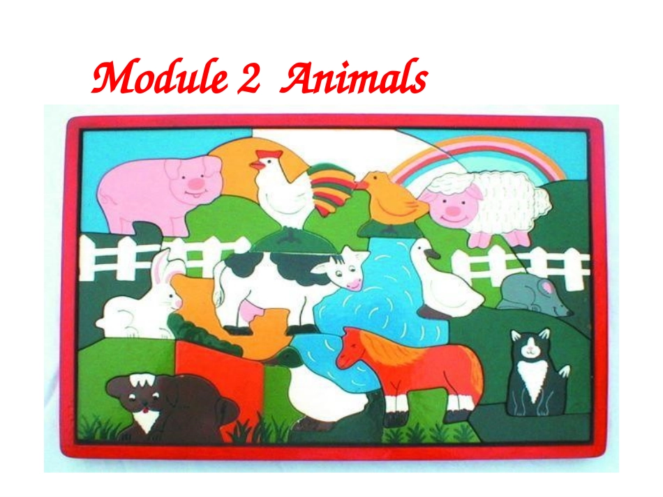 Module2Animals巩固复习课_第3页