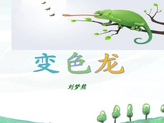 《变色龙》课件2