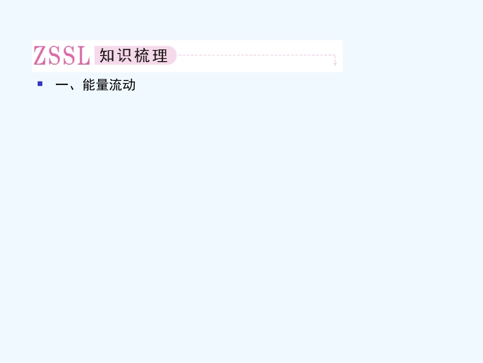 【精品】2011届高考生物第一轮复习经典学案 5-4 生态系统的功能和稳定性课件_第3页