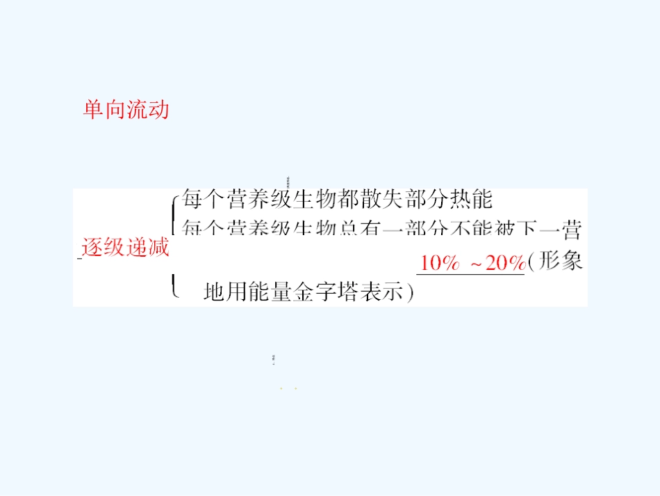 《金版新学案》2011高三生物一轮 课时4 生态系统的功能和稳定性课件 必修8_第3页
