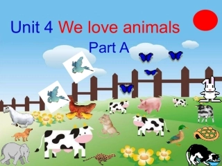 We+love+animals课件
