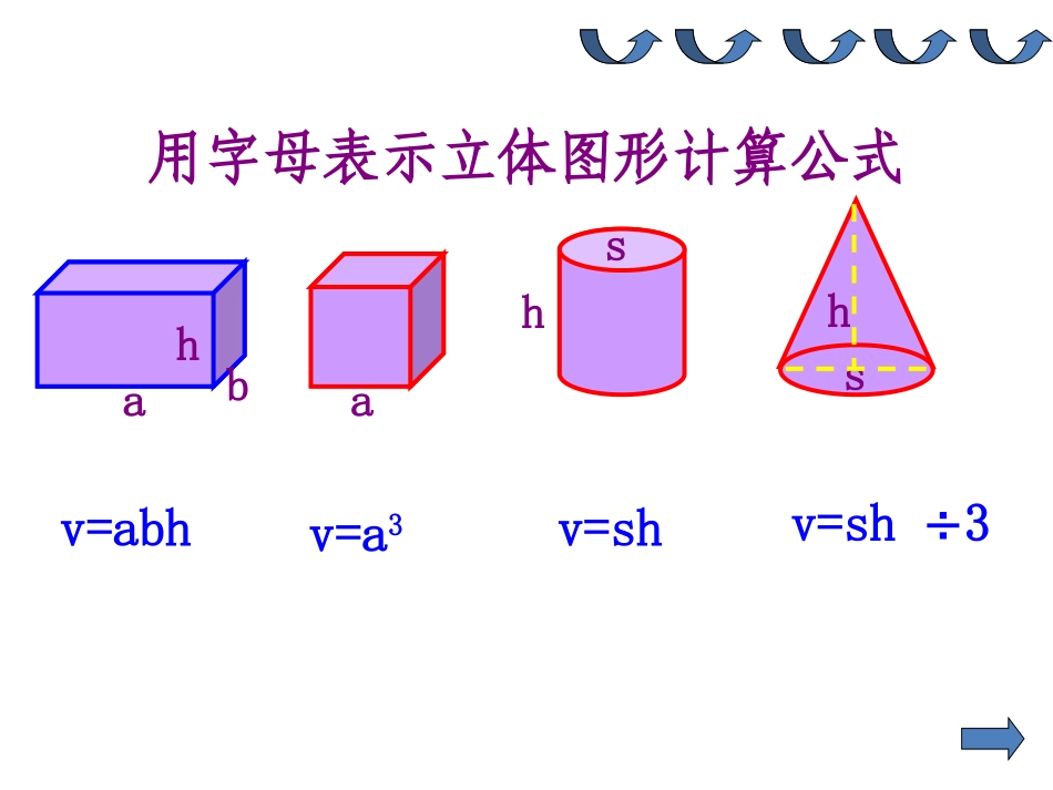 《式与方程的整理与复习》课件(1)_第3页