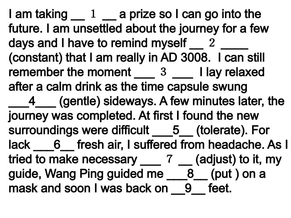 M5Unit3Lifeinthefuture语言点学习_第3页